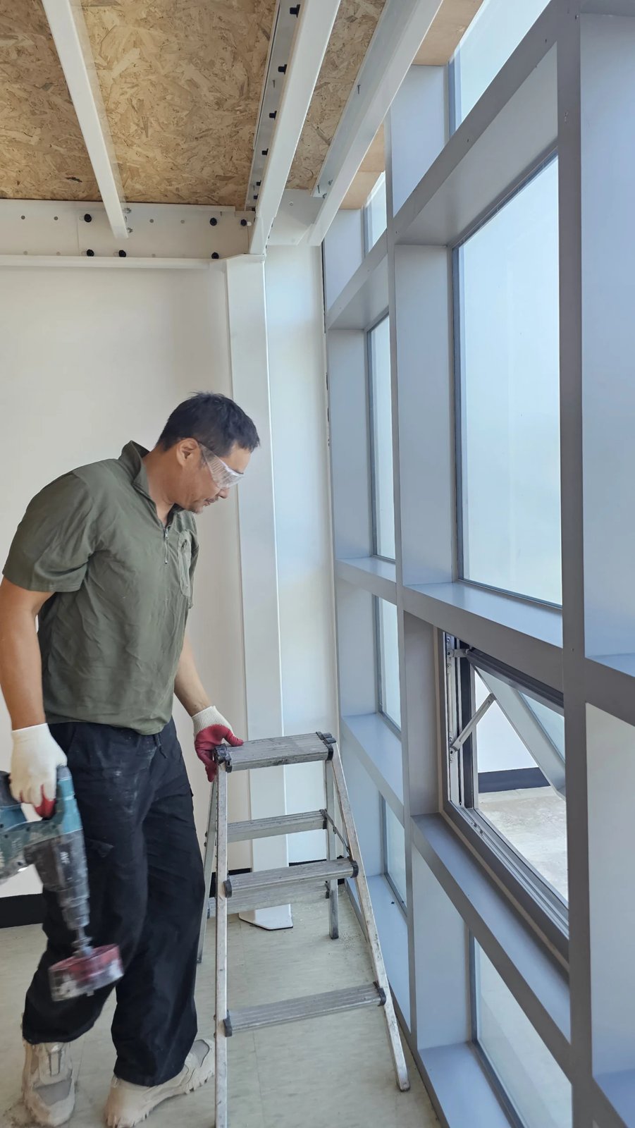 평택 전열교환기설치 현장 작업 사진 5