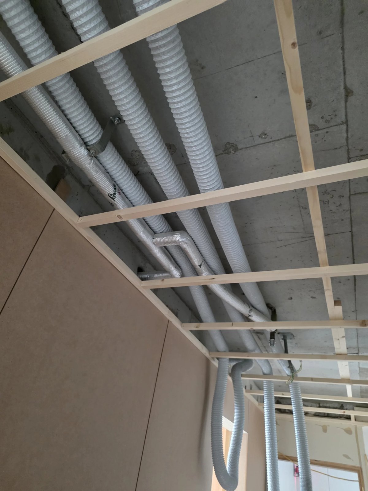송도 전열교환기설치 현장 작업 사진 5